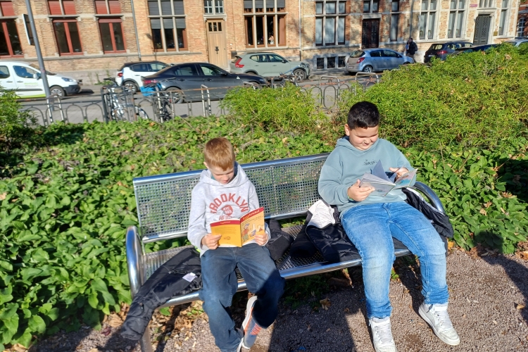 3A - picknicklezen en herfstwandeling